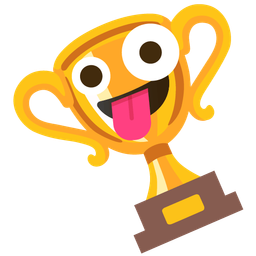 Trophy and Zany face