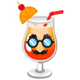 Tropical drink and Disguised face