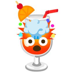 Tropical drink and Exploding head