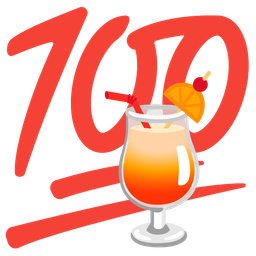 Tropical drink and Hundred points