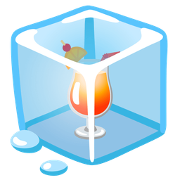 Tropical drink and Ice