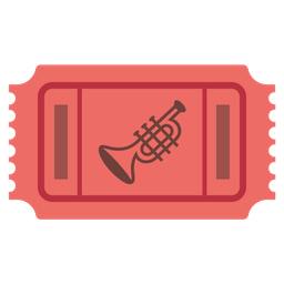 Trumpet and Admission tickets