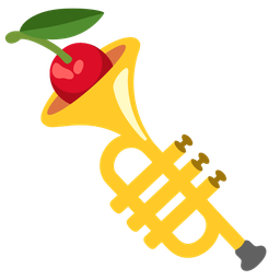 Trumpet and Cherries
