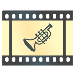 Trumpet and Film frames