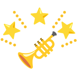 Trumpet and Glowing star