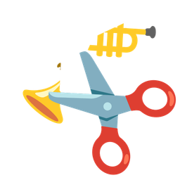 Trumpet and Scissors
