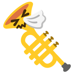 Trumpet and Sneezing face