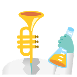 Trumpet and Test tube