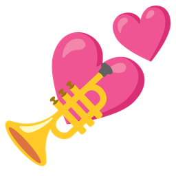 Trumpet and Two hearts