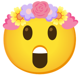 tulip and astonished face