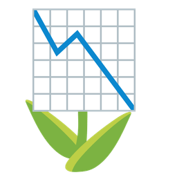 tulip and chart decreasing
