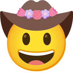 tulip and cowboy hat face