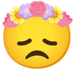 tulip and disappointed face