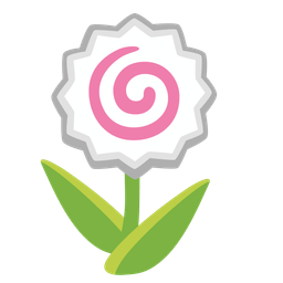 tulip and fish cake with swirl