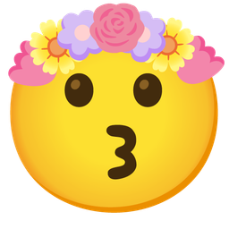 Tulip and Kissing face