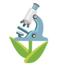 tulip and microscope