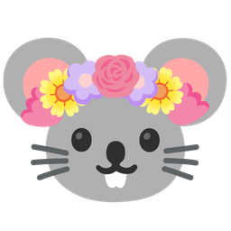 tulip and mouse face