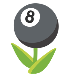 tulip and pool 8 ball