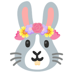 tulip and rabbit face