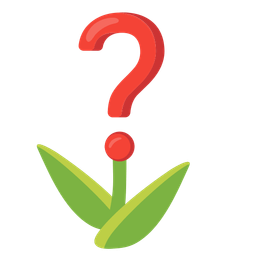 tulip and red question mark