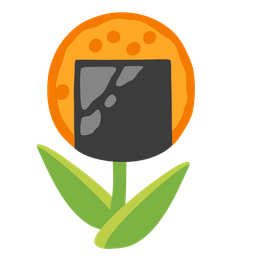 tulip and rice cracker