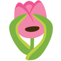 tulip and see-no-evil monkey