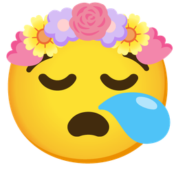 tulip and sleepy face