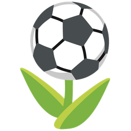 tulip and soccer ball