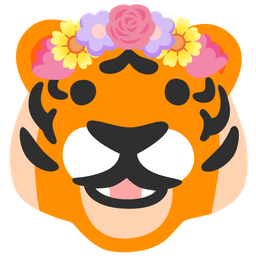 tulip and tiger face