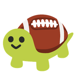 turtle and american football