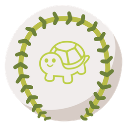 turtle and baseball
