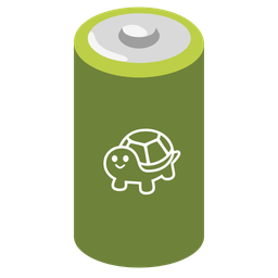 turtle and battery