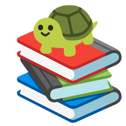 turtle and books