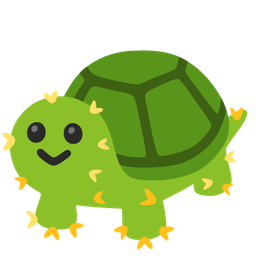 turtle and cactus