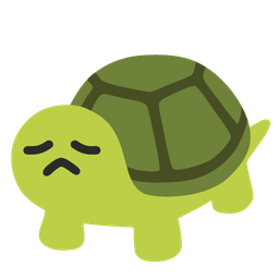 turtle and disappointed face