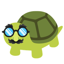 turtle and disguised face