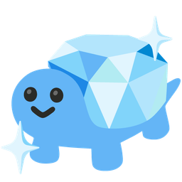 turtle and gem stone