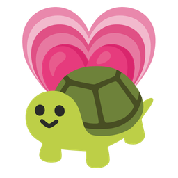 turtle and growing heart