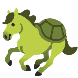 turtle and horse