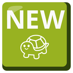 turtle and NEW button