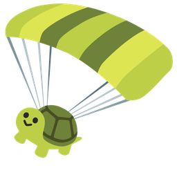 turtle and parachute