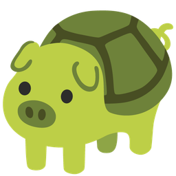 turtle and pig face