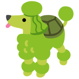 turtle and poodle