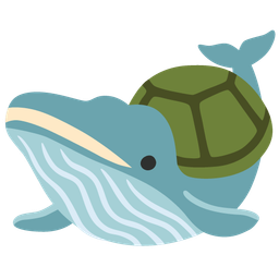 turtle and spouting whale