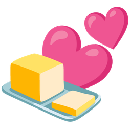 two hearts and butter