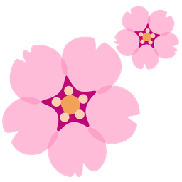 Two hearts and Cherry blossom