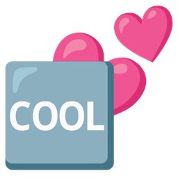 two hearts and COOL button