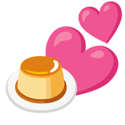 two hearts and custard