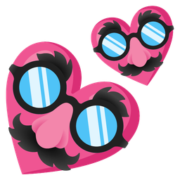 Two hearts and Disguised face