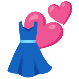 two hearts and dress